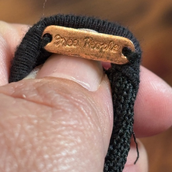 Free People Black Textured Long Sleeve Dress - Picture 10 of 10